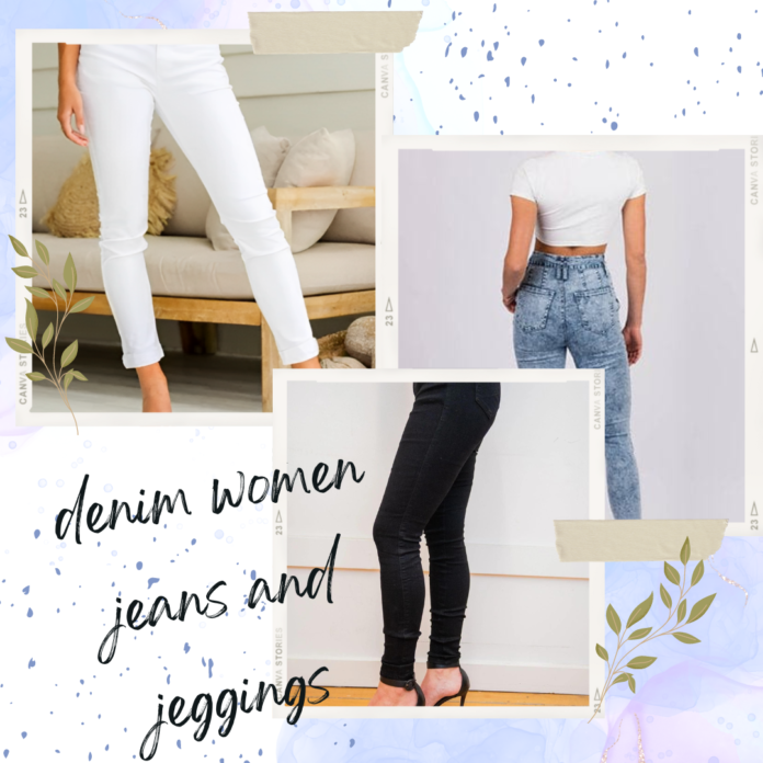 denim women jeans and jeggings