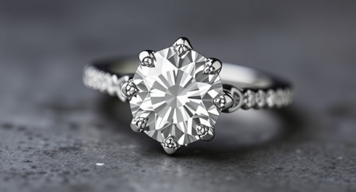 Custom lab grown diamond engagement rings